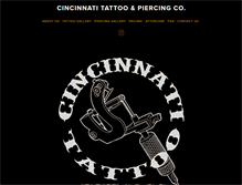 Tablet Screenshot of cincinnatitattoo.com